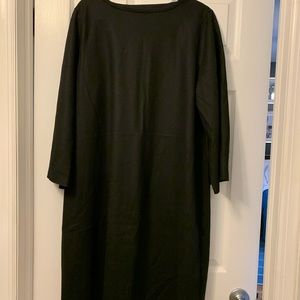 Eileen Fisher Black felt dresd